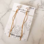 [SALE]   コットンパールイヤリング¥500