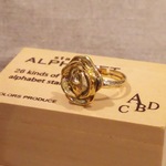バラ🌹のボタンリング💍