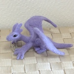 ドラゴンブローチ ・むらさき ※発注者さまのみご購入頂けます