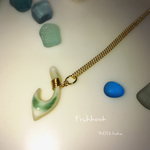 夜光貝＊フィッシュフックネックレス