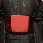 半幅帯 半衿 帯締め セット 着物リメイク(正絹×正絹)