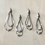 SILVER CHAIN PEARL CHARM PARTS
