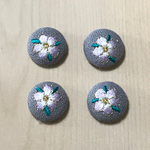 EMBROIDERY FLORAL FLOWER CABOCHONS PARTS
