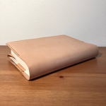 ❇︎受注製作❇︎ 単行本ブックカバー ソフト&ハード兼用 レザー手縫い 本ヌメ革  