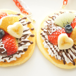 【再販】フルーツパンケーキ(チョコ)  バッグチャーム