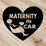 MATERNITY IN CAR② ステッカー