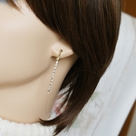 ダイヤレーンのピアス/ノンホールピアス♪