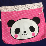 なんでも収納？！BIG なパンダ巾着