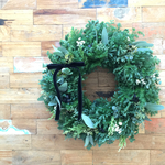 30センチ*シンプルグリーンのフレッシュリース