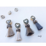 コンチョ×タッセル    ピアス／イヤリング