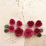 【薔薇パーツ＊《ガーネット》】