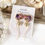 Aurora purple♡ロングゴールドスティック