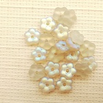 花摘み～グレーオーロラ～　チェコビーズ　5mm 20個