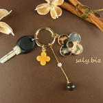 saly☆かわいいー！お花のきせかえバッグチャーム