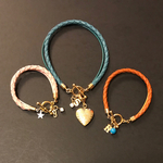【お客様別注品】２連風のレザードッグネックレス&ブレスレット