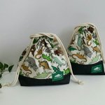 お弁当袋&コップ袋　　◎恐竜◎