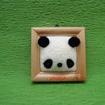 羊毛フェルト　パンダですけど、なにか？(受注制作)