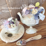 ホワイトアンティークtea timeセット💖ドライフラワー