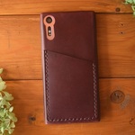 ブッテーロ 1枚革スマホカバー カードケース  XPERIA XZ/XZs