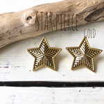 STAR コンチョピアス ゴールド