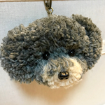 《オーダー品》kametamae様専用 トイプードル シルバー ストラップ/キーホルダー