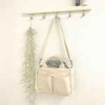 生成りCanvas カフェトート (ヒッコリー、デニム、チェック)