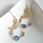 フープピアス  moon
