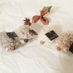 【 るぃさま ϋ♡ ・オーダー品  】黒顔ひつじ【ドット付き・ライトグレー】他