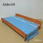 Ruka様専用 ベッド 32cm  ミニチュア家具 ドールハウス 