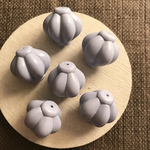 6pcs Handmade* 資材 B-215 vintage pumpkin