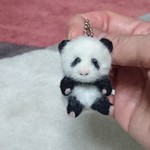 ぶら～ん babyパンダ⑦  羊毛フェルト