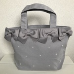 《NEW》 リボン トートバッグ 