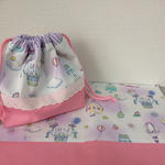 うさぎのお弁当セット(お弁当袋&ランチョンマット)