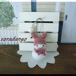 感謝企画５００円（送料別）　ﾐﾆうさぎ雪だるまちゃん☆動物シリーズ　チェーン付き