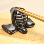 ＜todokichi様注文品＞剣道のメン箸置き（青萩色1つ）