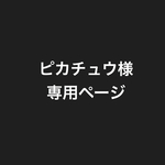 ピカチュウ様専用ページ