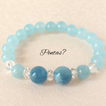 幸せのブレスレット アクアマリン
