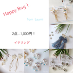 Happy Bag  2点イヤリング