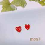 小さなハートピアス♡
