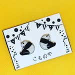 プチプラ パンダピアス