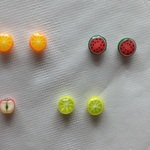 艶々ぷっくり果実ピアス（小）