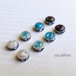 ミニマムなビジューピアス