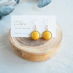 【再販売】14kgf Mini Circleピアス ～イエロー～