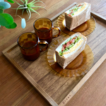 ☆リピーター様お値引き salada13様オーダー カフェトレー   アンティークブラウン 