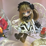 ブラックバージョンしずくドレス（ブラック＆ホワイト）