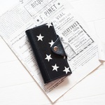 ブラックスター◆アクオス/xperiaXZs/xperiaZ5/xperiaZ4/xperiaZ3/xperiaX/xperiaZ5compact◆手帳型スマホケース