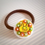 刺繍フェルトゴム①