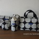 soragasuki様専用ページ♡　一眼レフ　ケース　望遠レンズケース　収納用トートバッグ　サークルフラワーブラック　３点セット