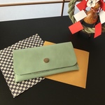 【新春値下げ2800→2500】レトロカラー牛革長財布