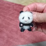 ちびちびぶら～ん babyパンダ  羊毛フェルト